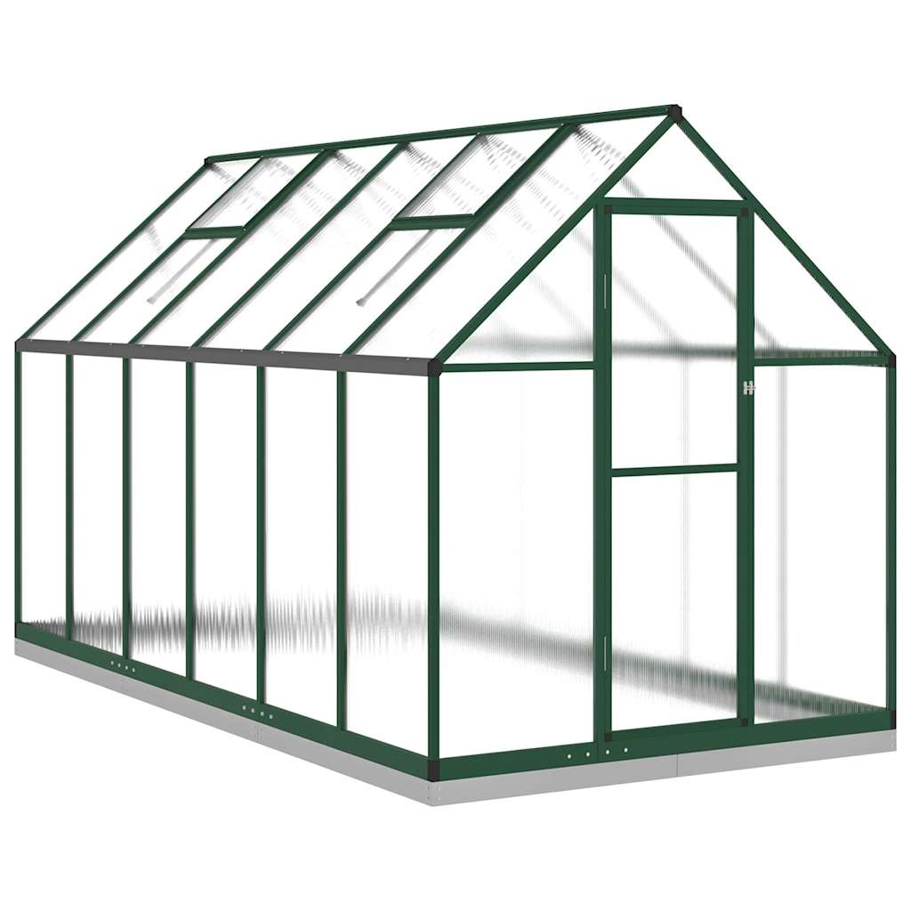 Telaio Serra con Base Verde 334x169x202 cm in Alluminio - homemem39