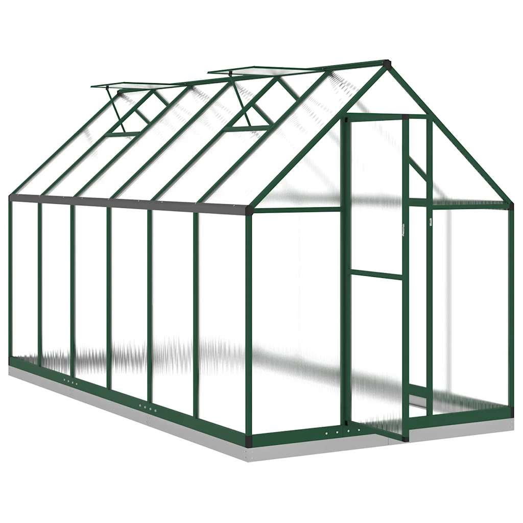 Telaio Serra con Base Verde 334x169x202 cm in Alluminio - homemem39