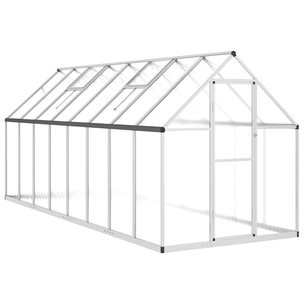 Telaio Serra con Base Argento 445x169x195 cm in Alluminio - homemem39