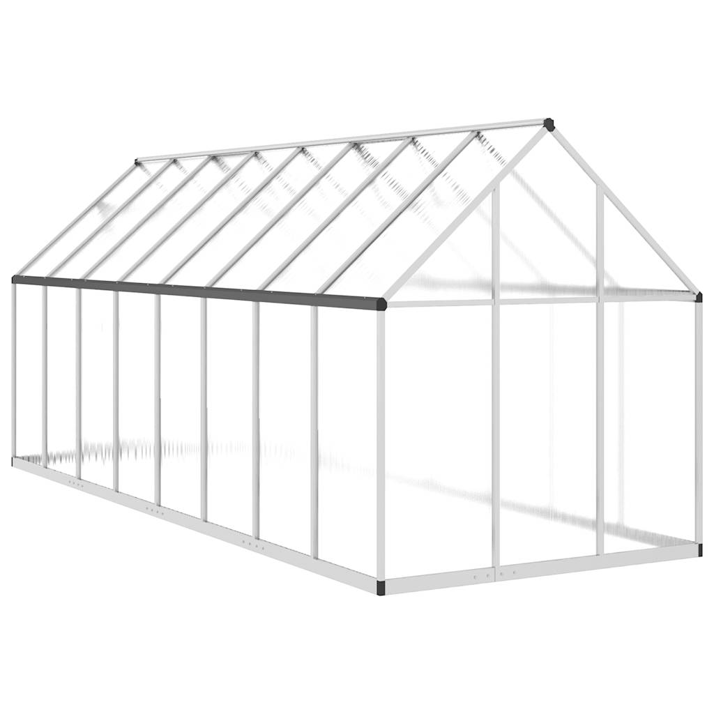 Telaio Serra con Base Argento 445x169x195 cm in Alluminio - homemem39