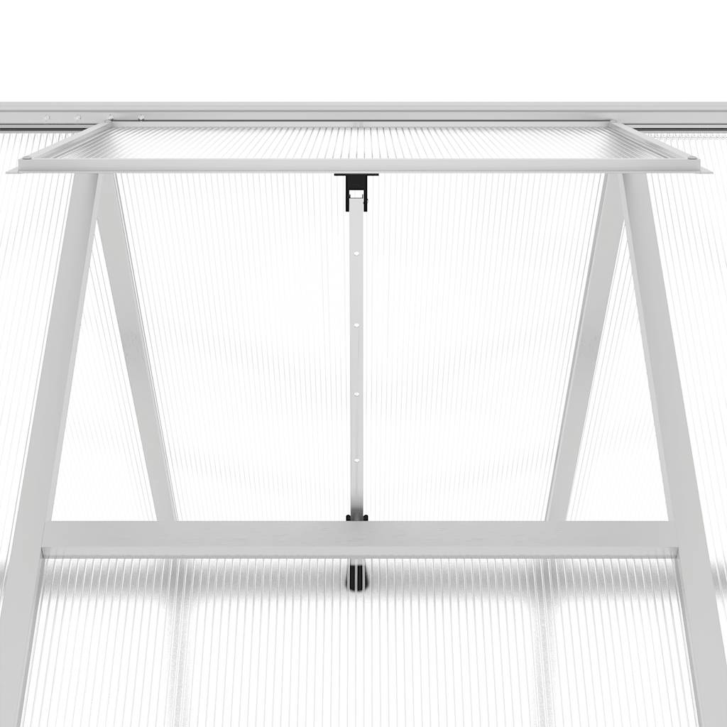 Telaio Serra con Base Argento 445x169x195 cm in Alluminio - homemem39