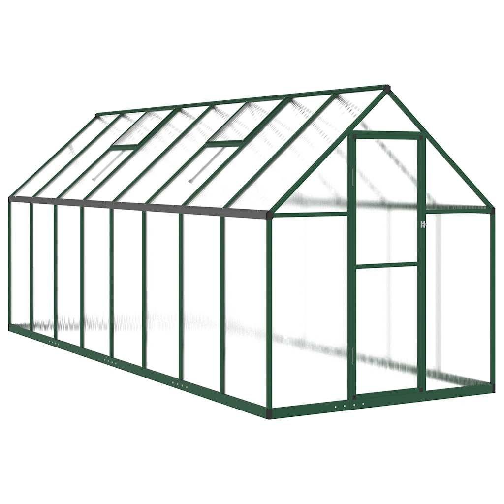 Telaio Serra con Base Verde 445x169x195 cm in Alluminio - homemem39