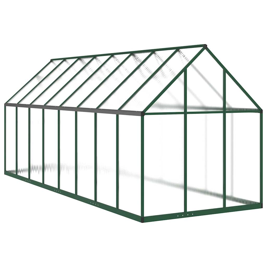Telaio Serra con Base Verde 445x169x195 cm in Alluminio - homemem39