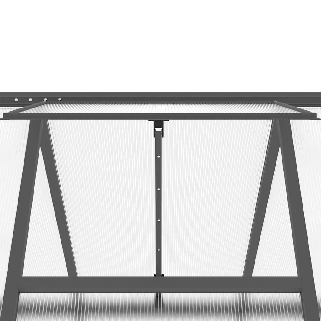 Telaio Serra con Base Antracite 445x169x195 cm in Alluminio - homemem39