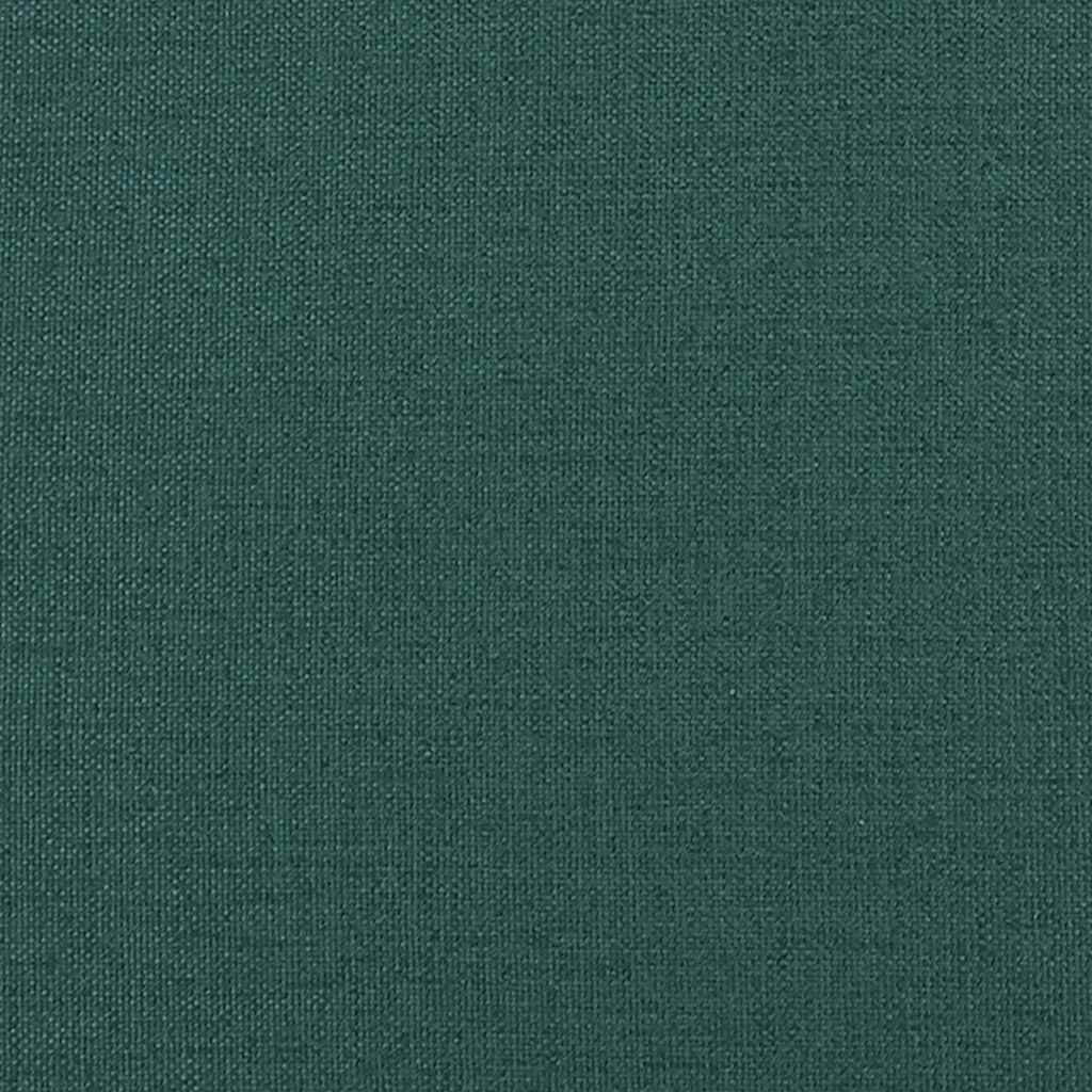 Chaise Longue con Cuscini Verde Scuro in Tessuto - homemem39