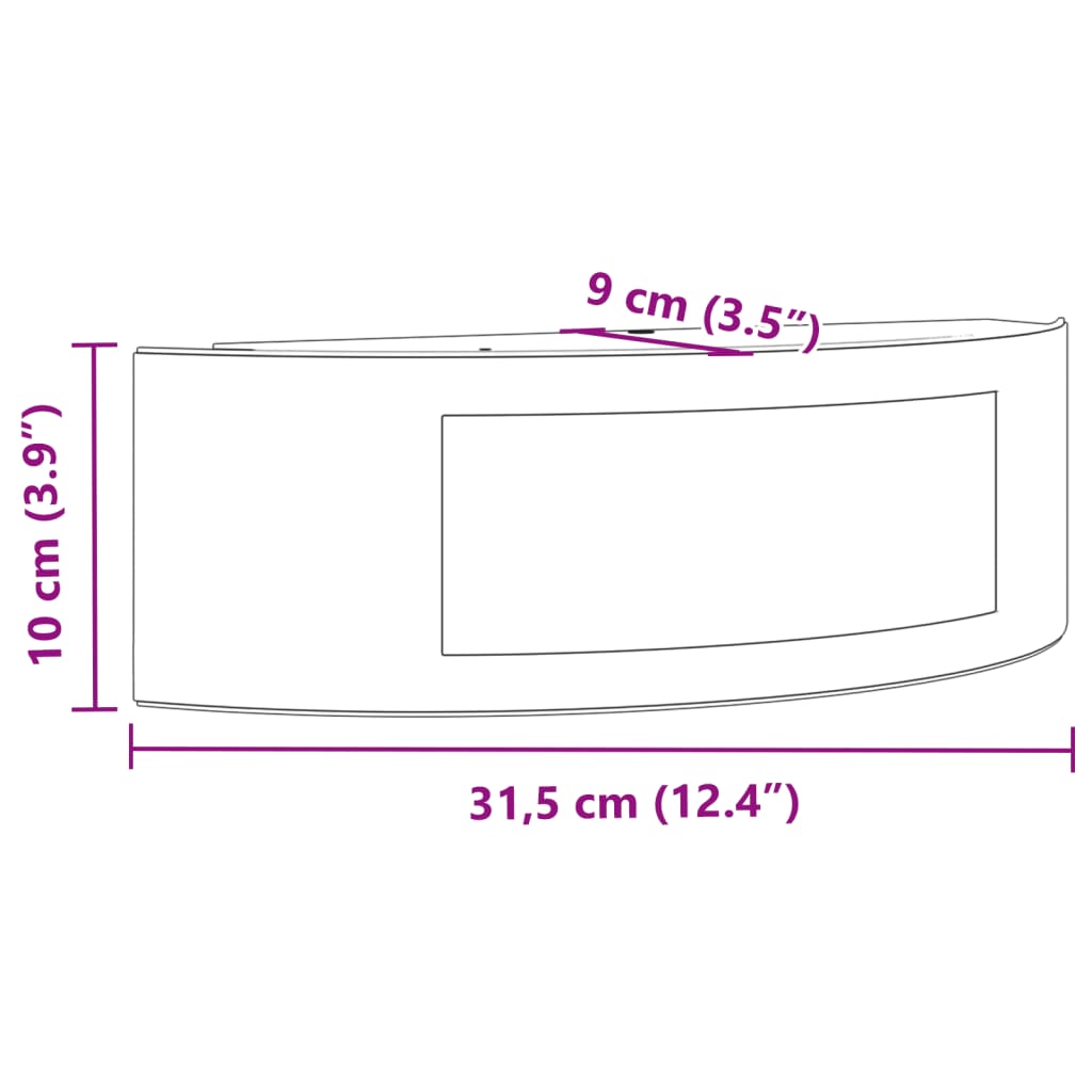 Applique da Esterno 2 pz Nere in Acciaio Inossidabile | homemem39