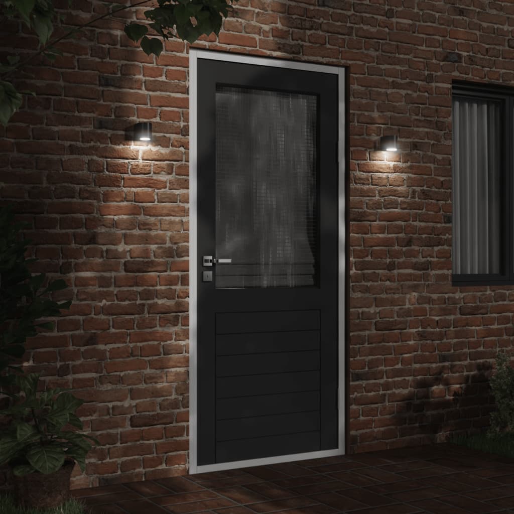 Applique per Esterni Nera in Alluminio Pressofuso - homemem39