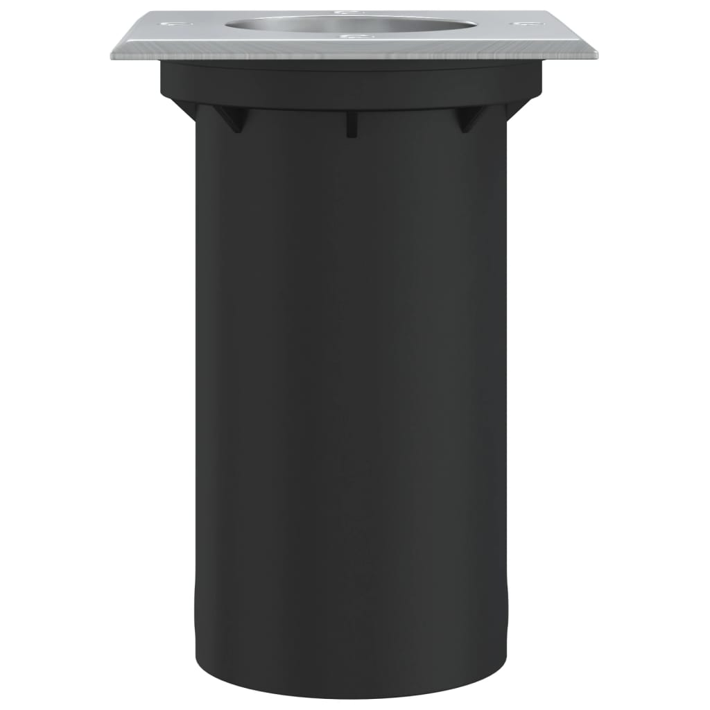 Luce per Esterni Quadrata Nera 10,5x10,5cm Alluminio Pressofuso - homemem39