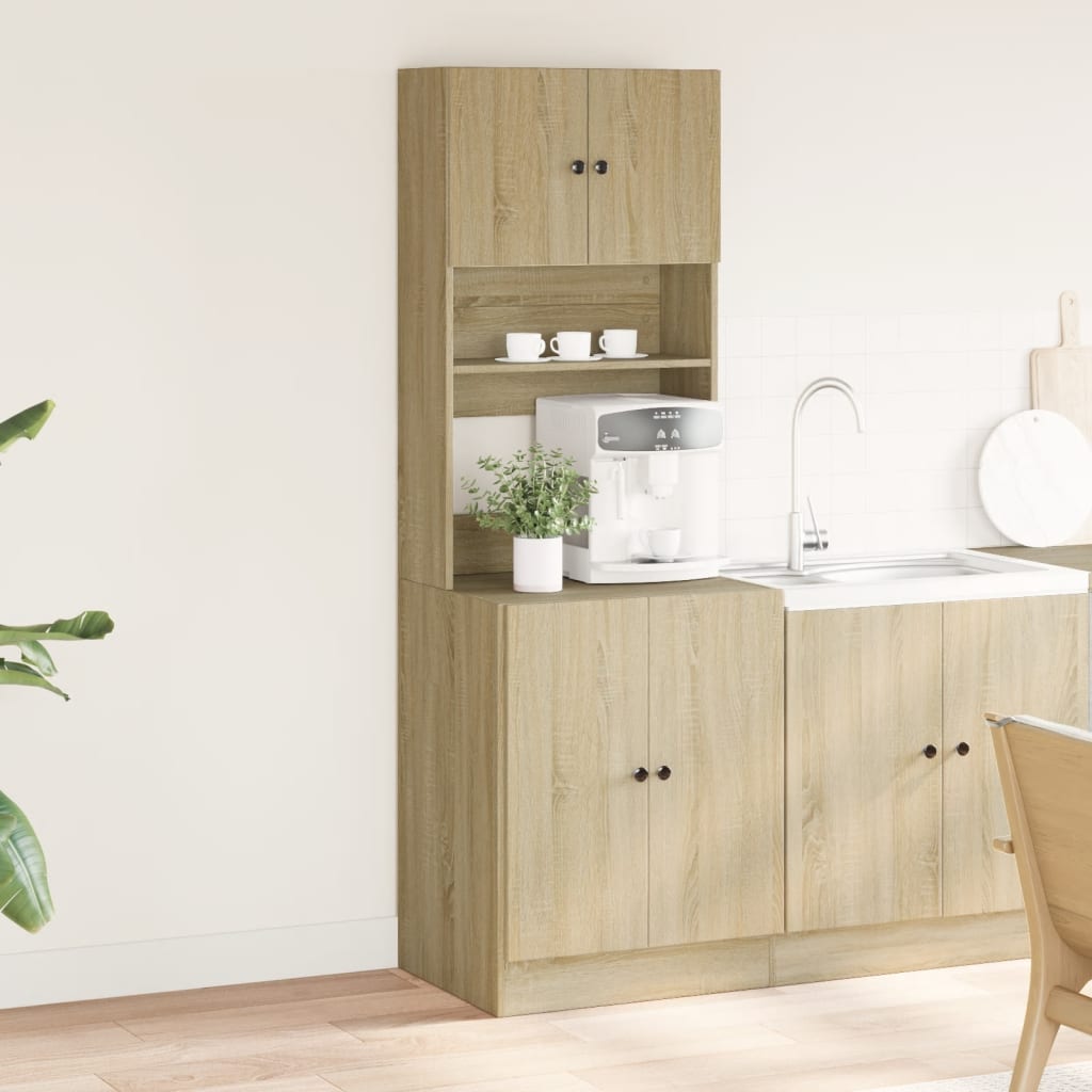 Mobile da Cucina Rovere Sonoma 60x50x180 cm Legno Multistrato - homemem39