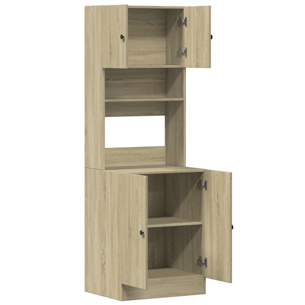 Mobile da Cucina Rovere Sonoma 60x50x180 cm Legno Multistrato - homemem39