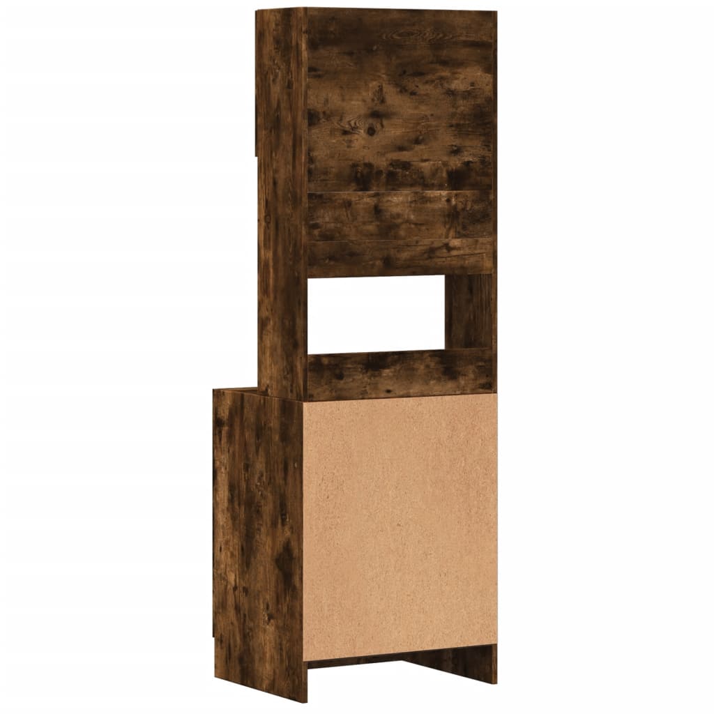 Mobile da Cucina Rovere Fumo 60x50x180 cm in Legno Multistrato - homemem39