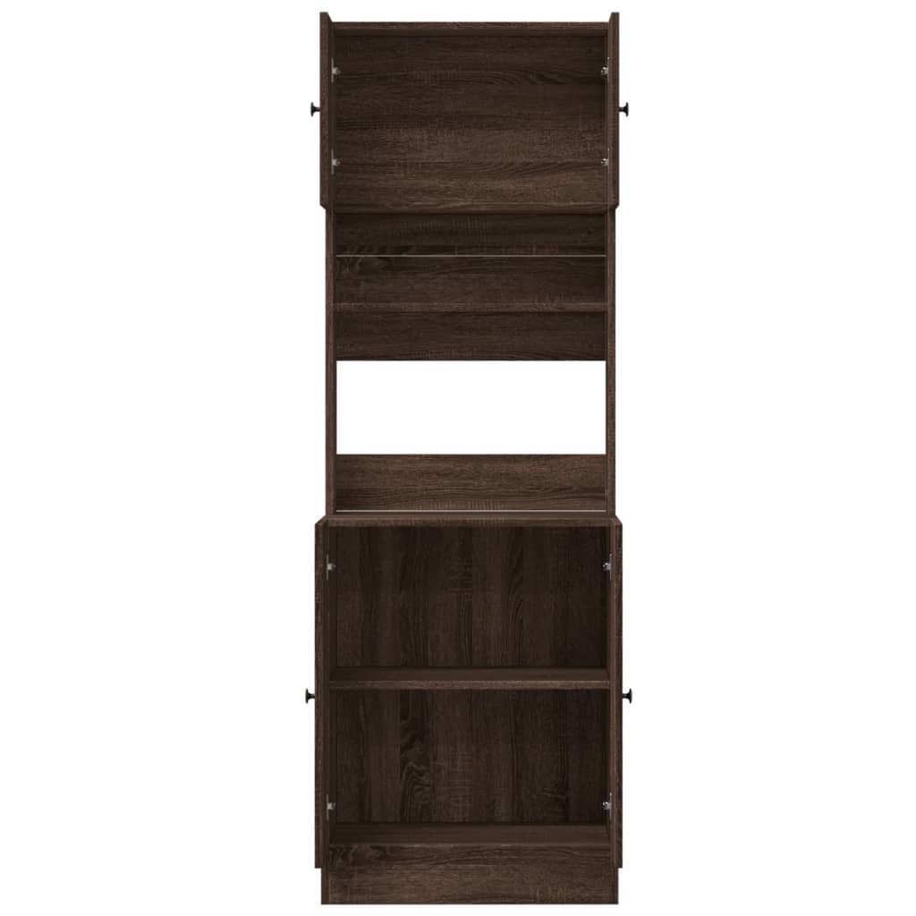 Mobile da Cucina Rovere Marrone 60x50x180 cm Legno Multistrato - homemem39
