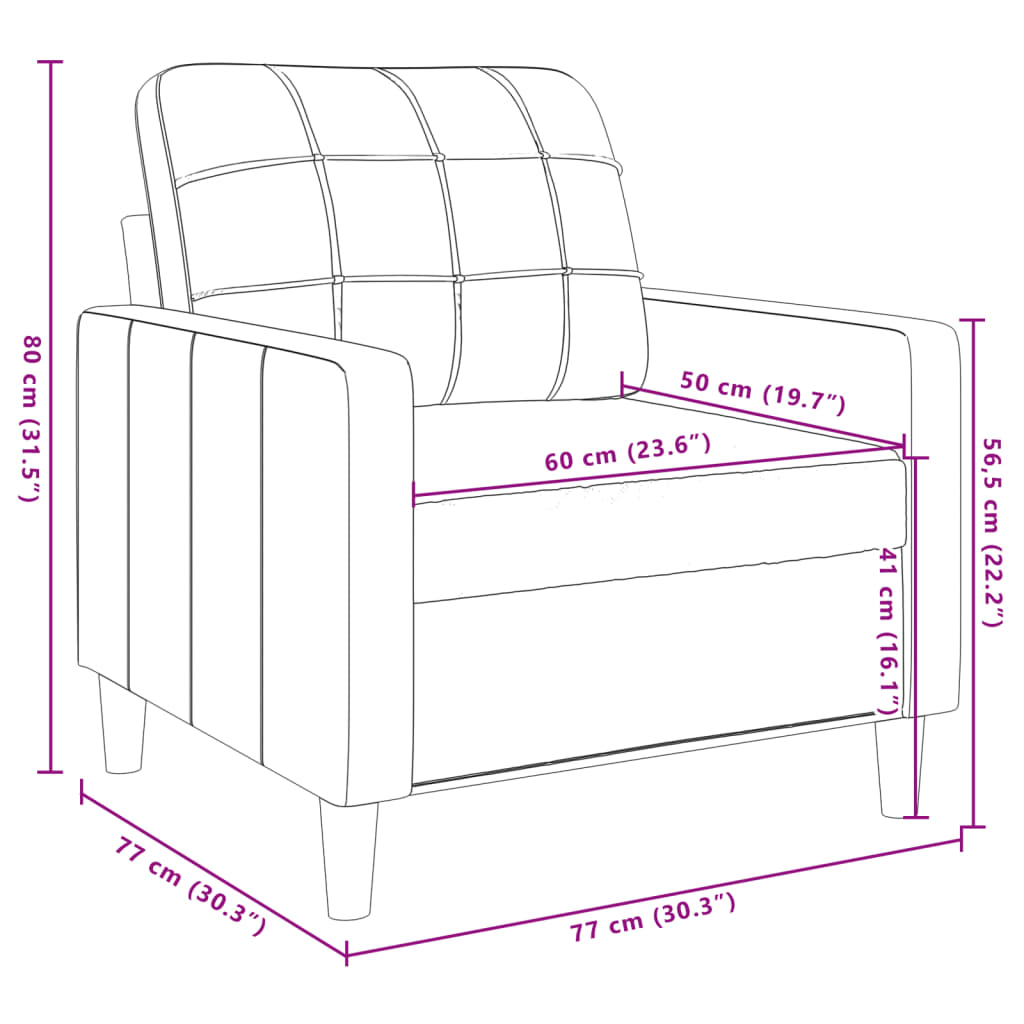 Set di Divani 4 pz con Cuscini Crema in Velluto