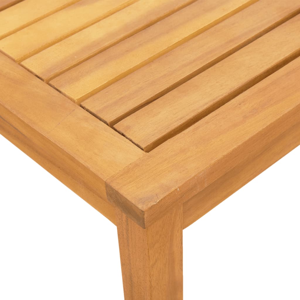Lettini Prendisole 2 pz con Tavolo Blu Legno Acacia e Textilene - homemem39