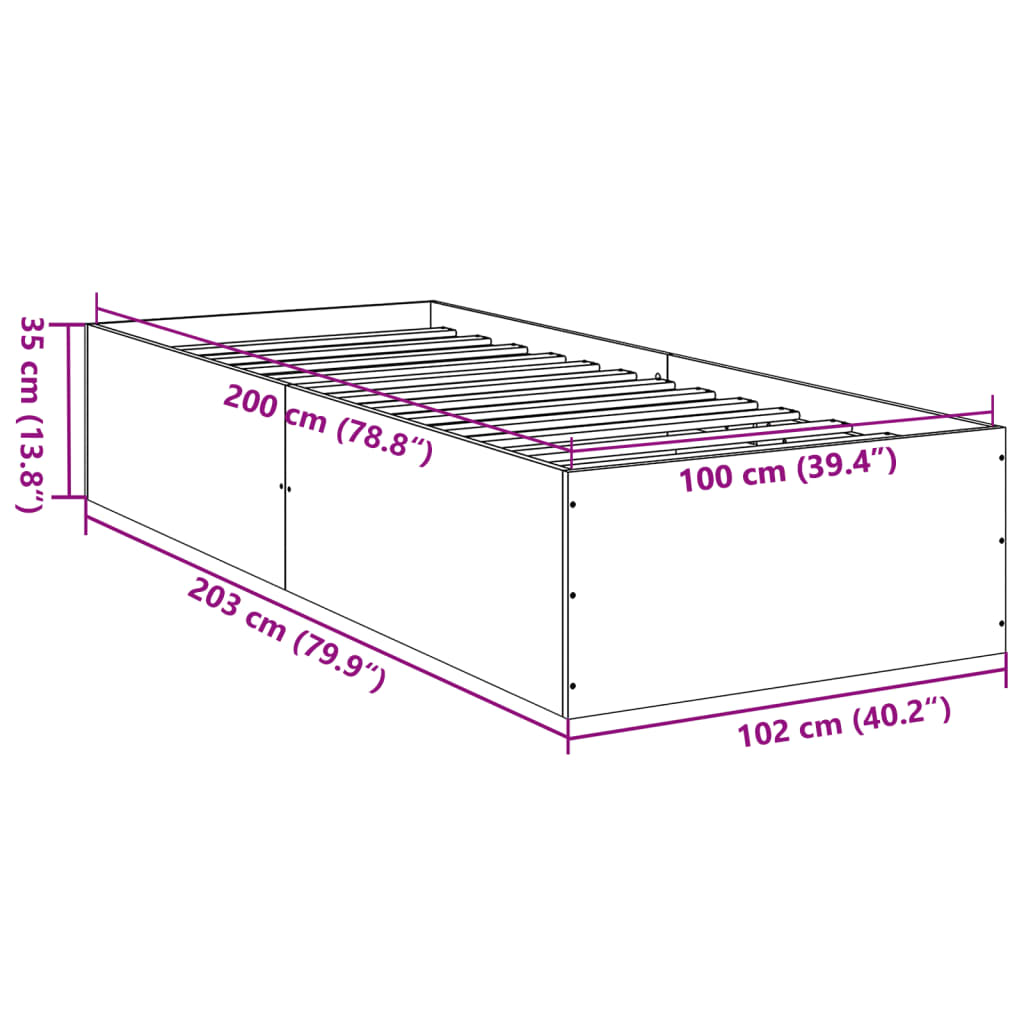 Giroletto Grigio Cemento 100x200 cm in Legno Multistrato | homemem39