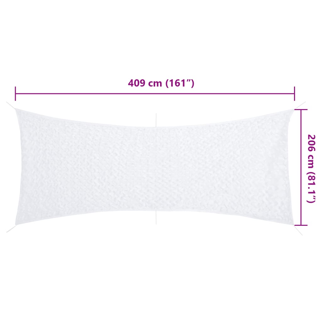 Rete Mimetica con Custodia di Conservazione 409x206 cm Bianca | homemem39