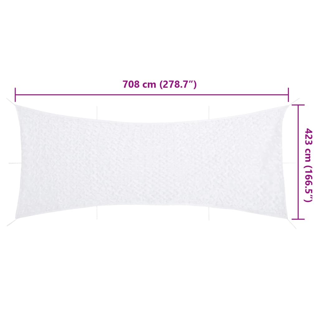 Rete Mimetica con Custodia di Conservazione 708x423 cm Bianca | homemem39