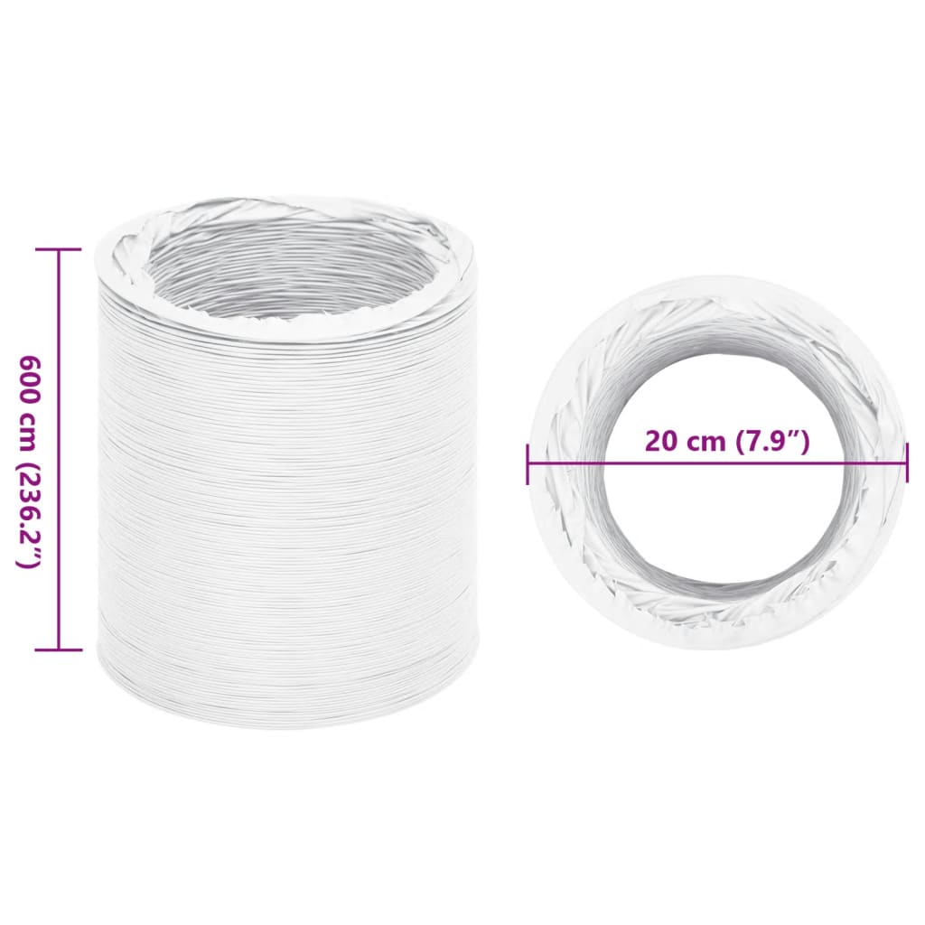 Condotto di Scarico in PVC 6m Ø20cm | homemem39