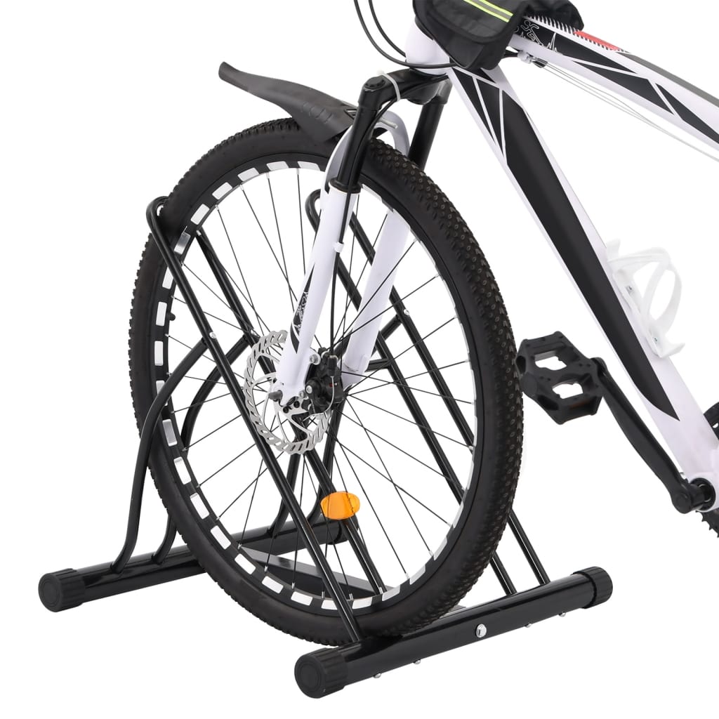 Supporto per 2 Bici da Pavimento Autoportante in Acciaio - homemem39