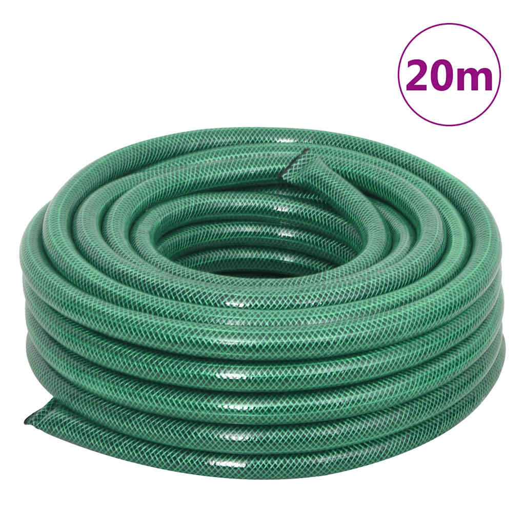 Avvolgitubo Autonomo Verde con Set Raccordi Tubo 0,75" 20 m PVC