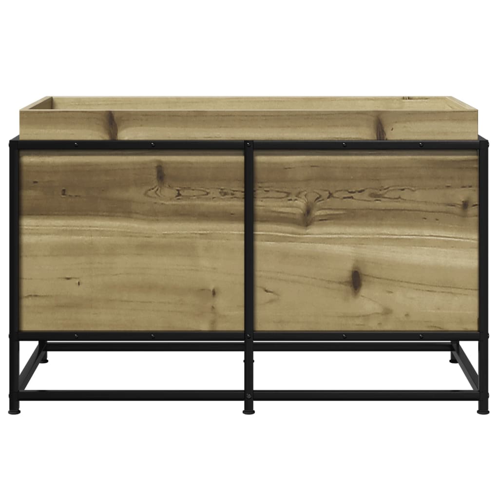 Fioriera da Giardino 80x40x50 cm in Legno di Pino Impregnato - homemem39