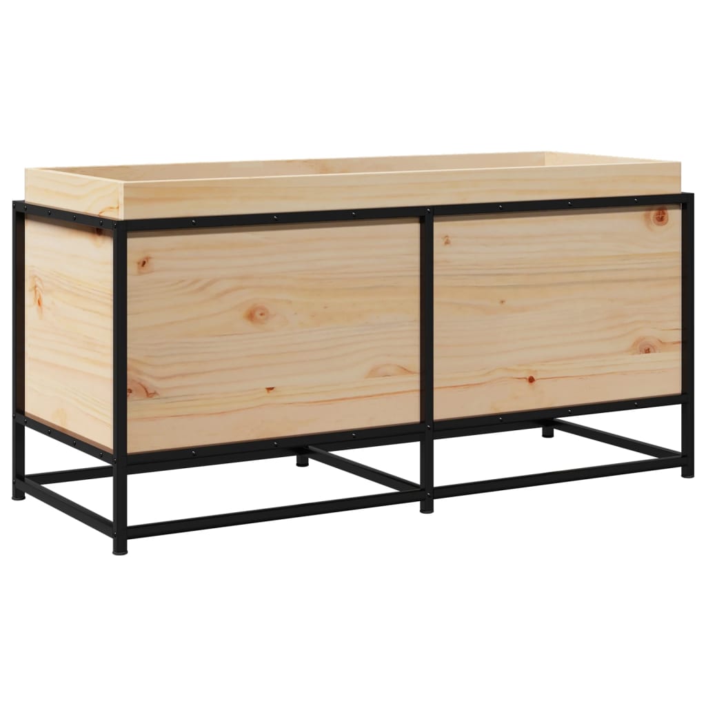 Fioriera da Giardino 100x40x50 cm in Legno Massello di Pino - homemem39