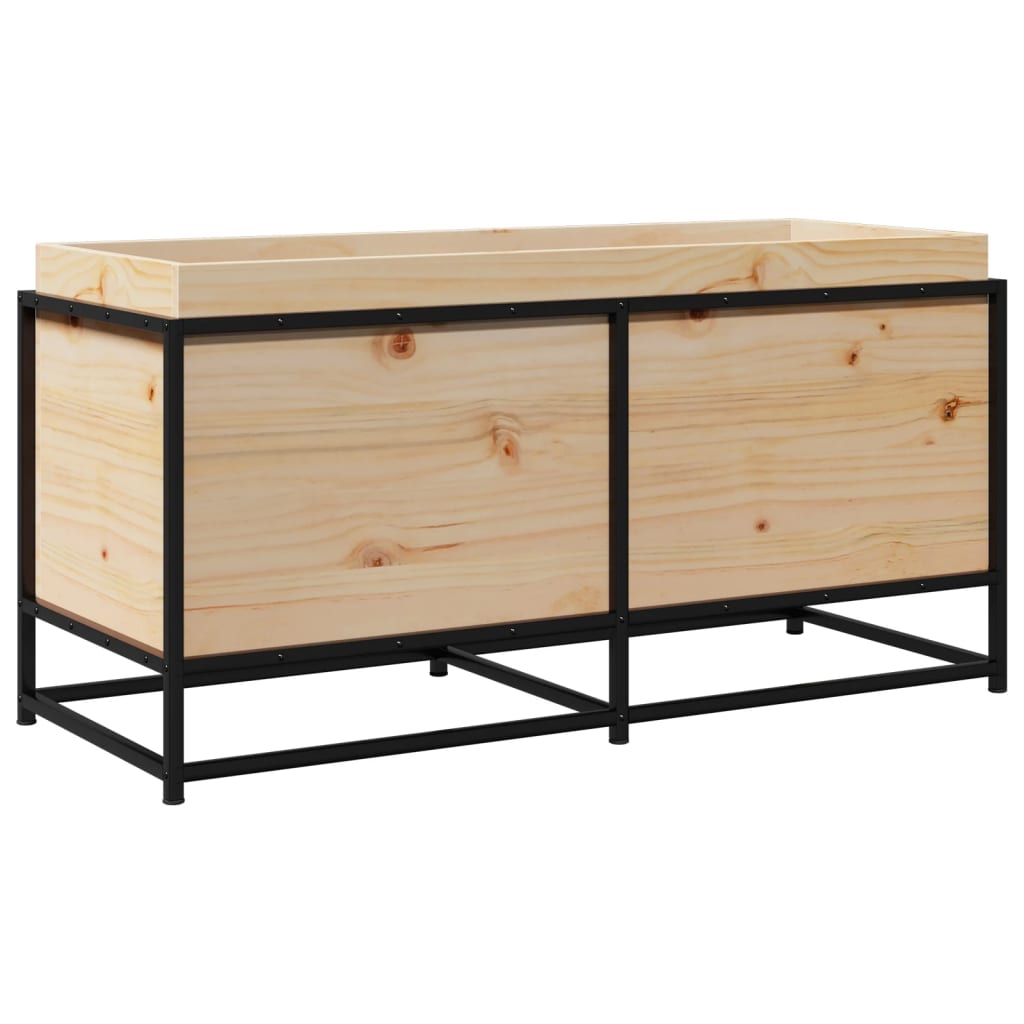 Fioriera da Giardino 100x40x50 cm in Legno Massello di Pino - homemem39