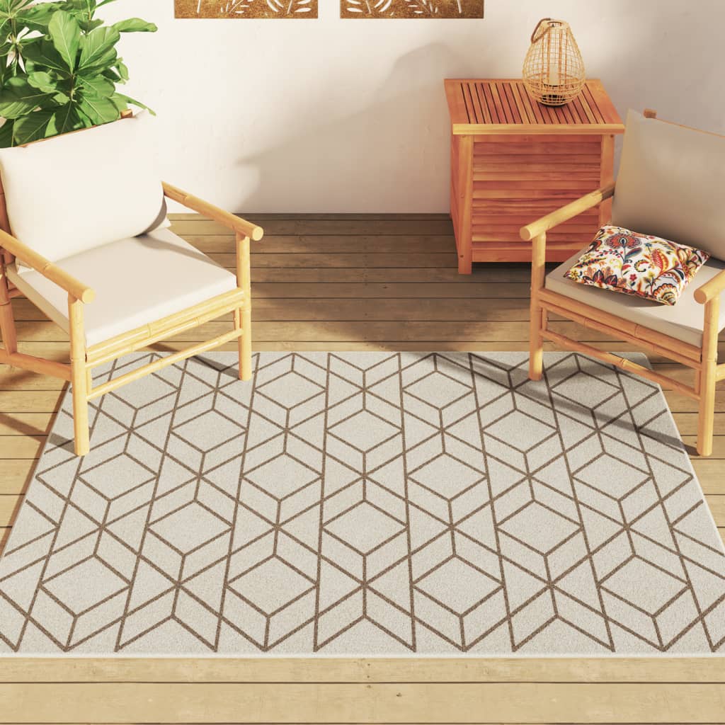 Tappeto a Pelo Corto Multicolore 120x180 cm Interni/Esterni - homemem39