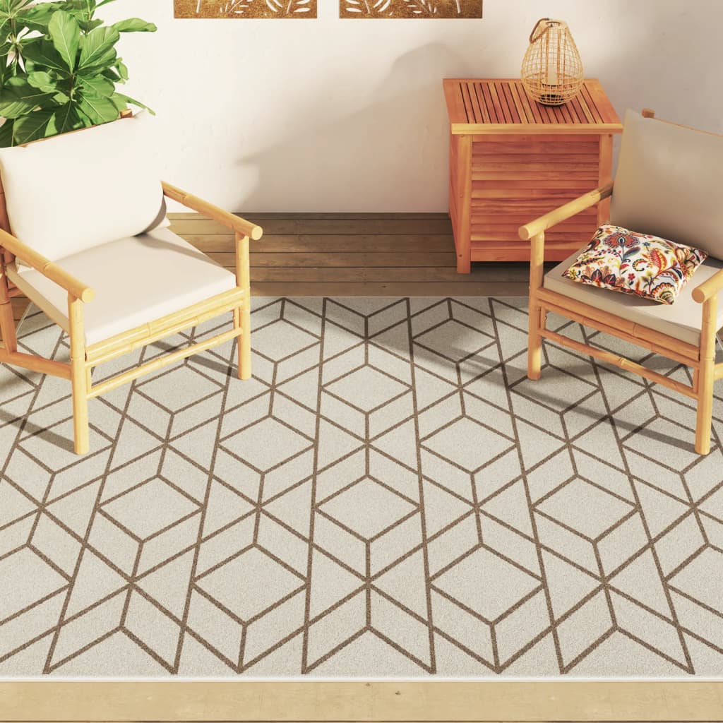Tappeto a Pelo Corto Multicolore 160x230 cm Interni/Esterni - homemem39