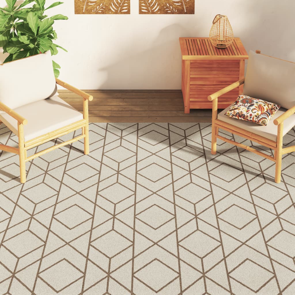 Tappeto a Pelo Corto Multicolore 190x300 cm Interni/Esterni - homemem39