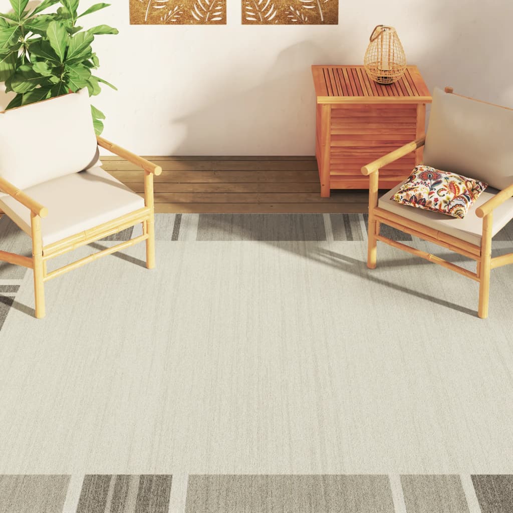 Tappeto a Pelo Corto Multicolore 190x300 cm Interni/Esterni - homemem39