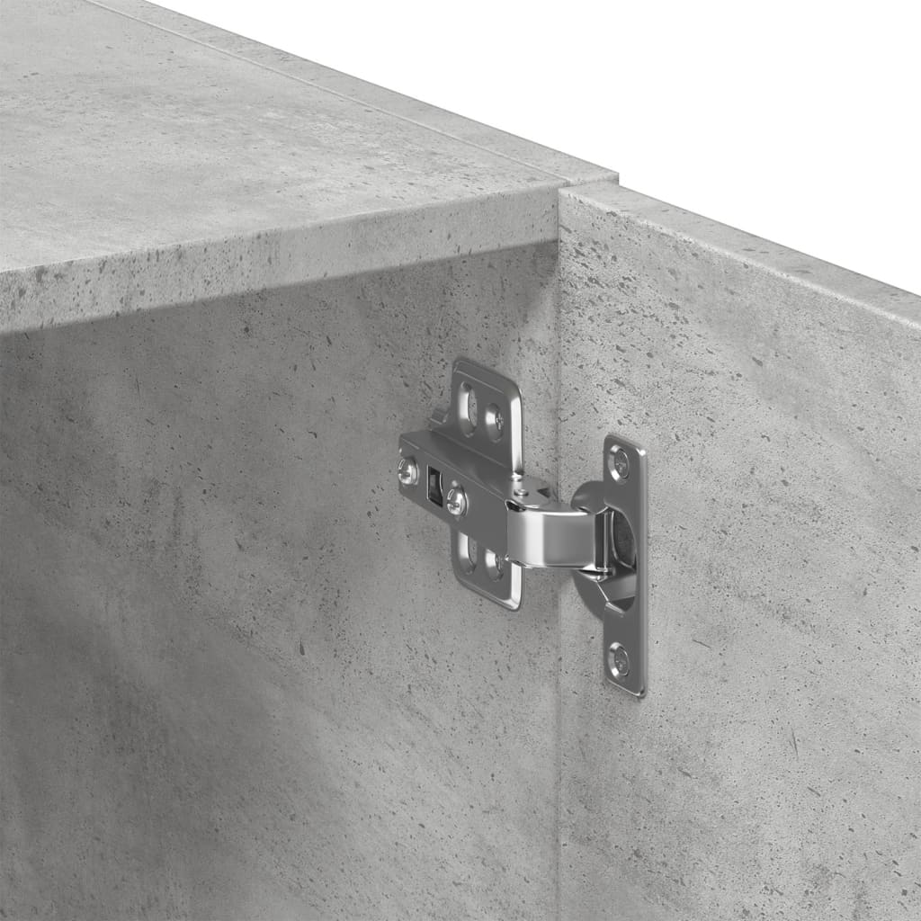 Armadietto Grigio Cemento 70x42,5x225 cm in Legno Multistrato - homemem39