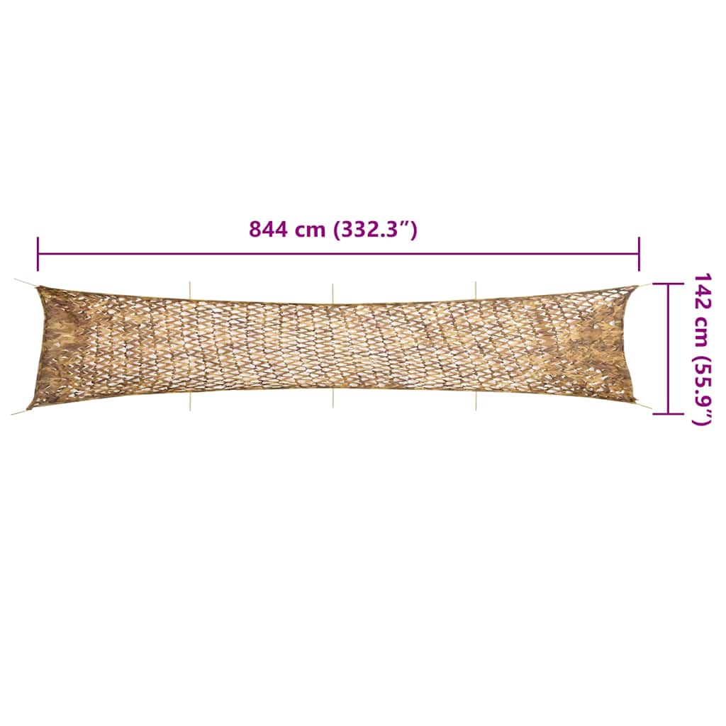 Rete Mimetica con Custodia di Conservazione 844x142 cm Sabbia | homemem39