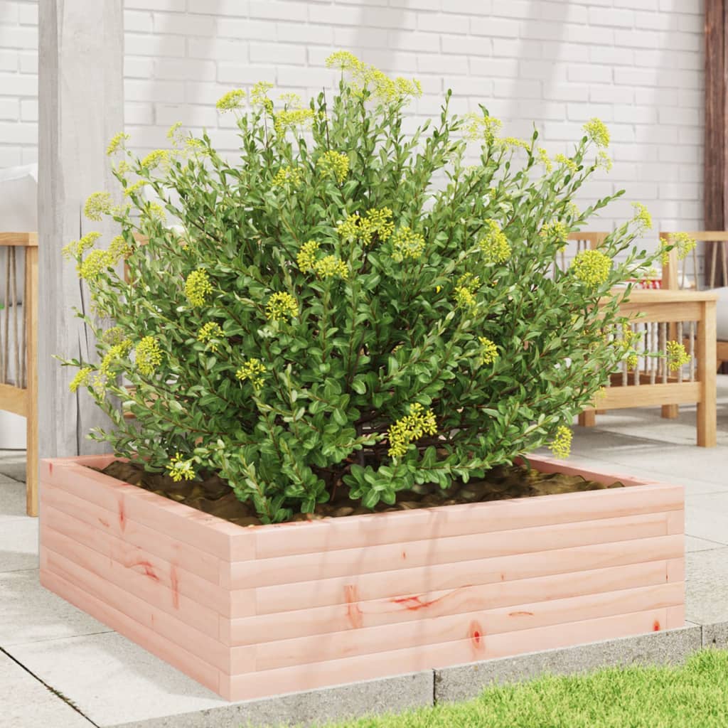 Fioriera da Giardino 80x80x23 cm in Legno Massello di Douglas - homemem39