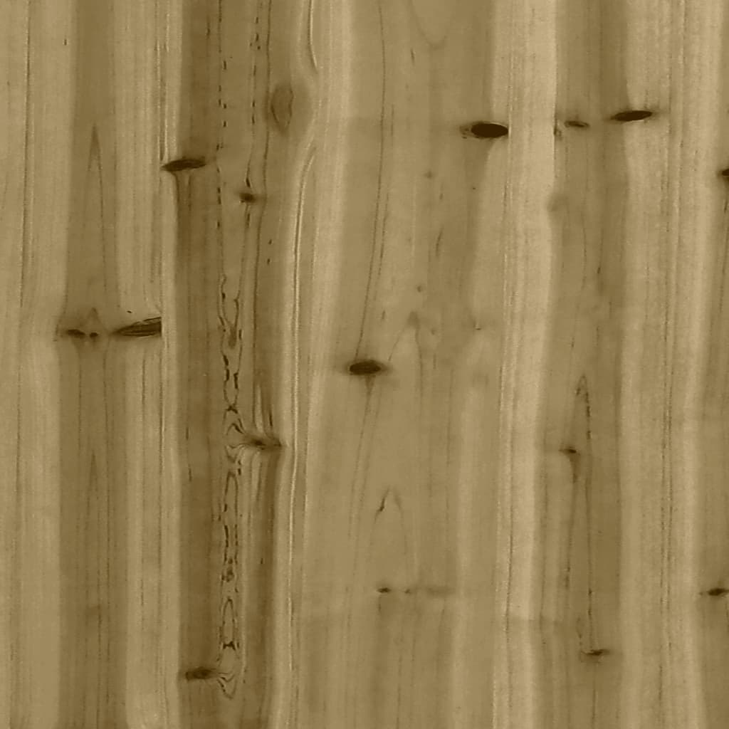 Fioriera da Giardino 90x90x23 cm in Legno di Pino Impregnato