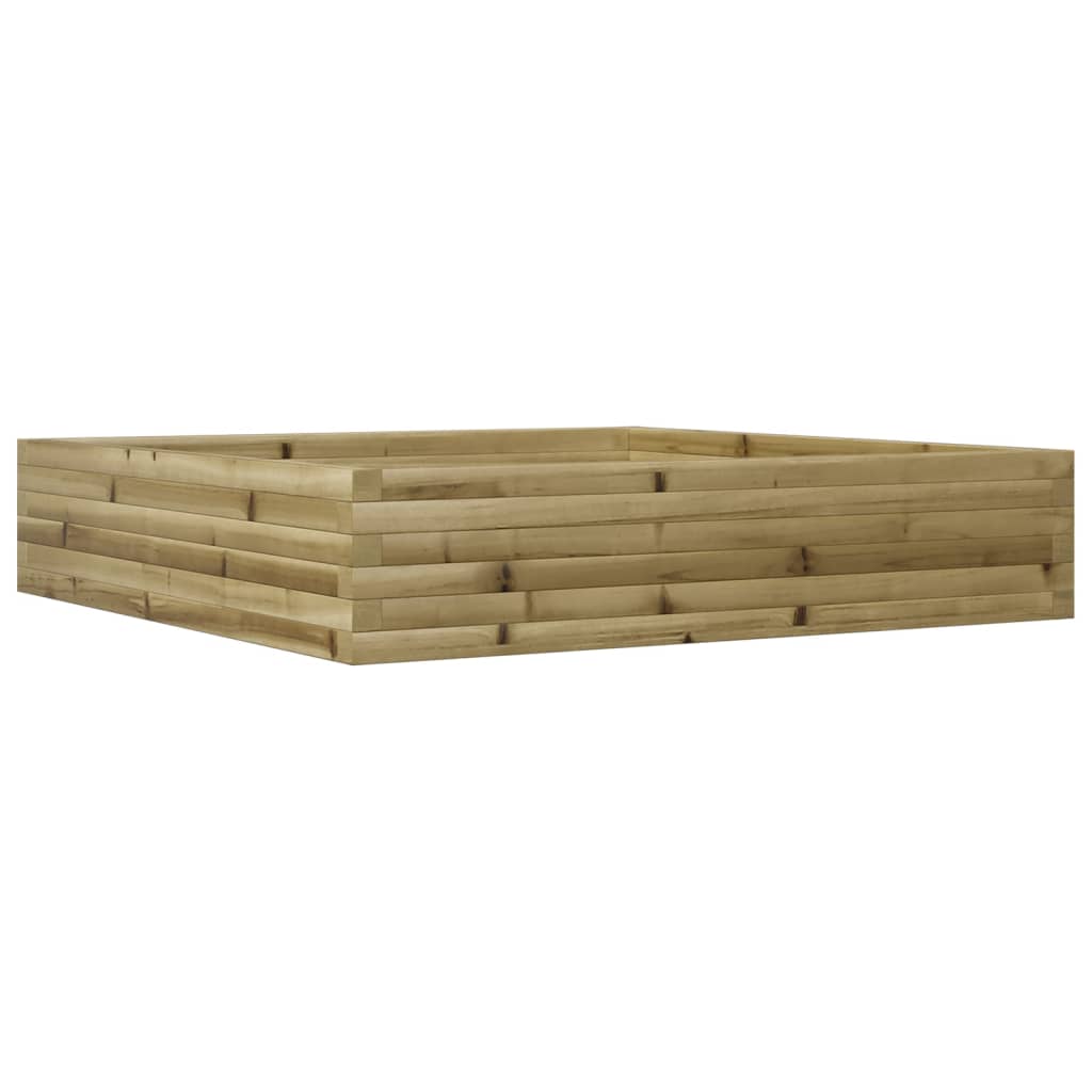 Fioriera da Giardino 110x110x23 cm in Legno di Pino Impregnato - homemem39