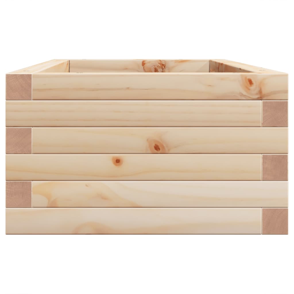 Fioriera da Giardino 90x40x23 cm in Legno Massello di Pino