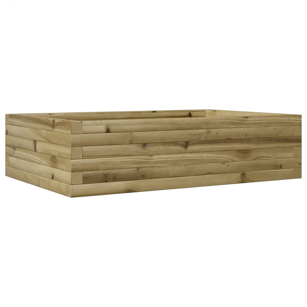 Fioriera da Giardino 90x60x23 cm in Legno di Pino Impregnato - homemem39