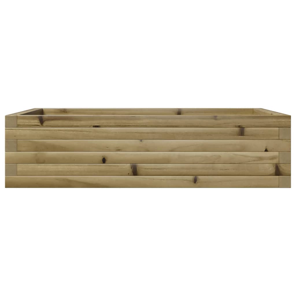 Fioriera da Giardino 90x60x23 cm in Legno di Pino Impregnato - homemem39