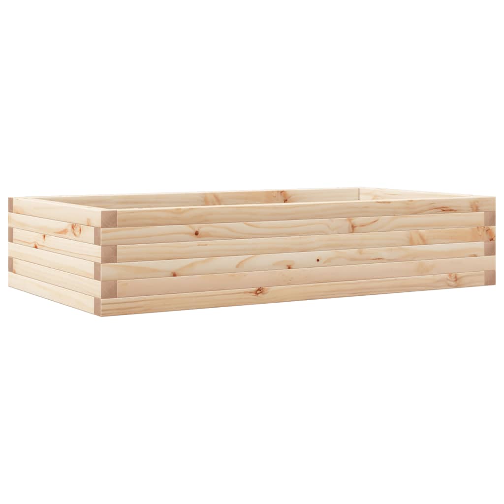 Fioriera da Giardino 110x60x23 cm in Legno Massello di Pino - homemem39