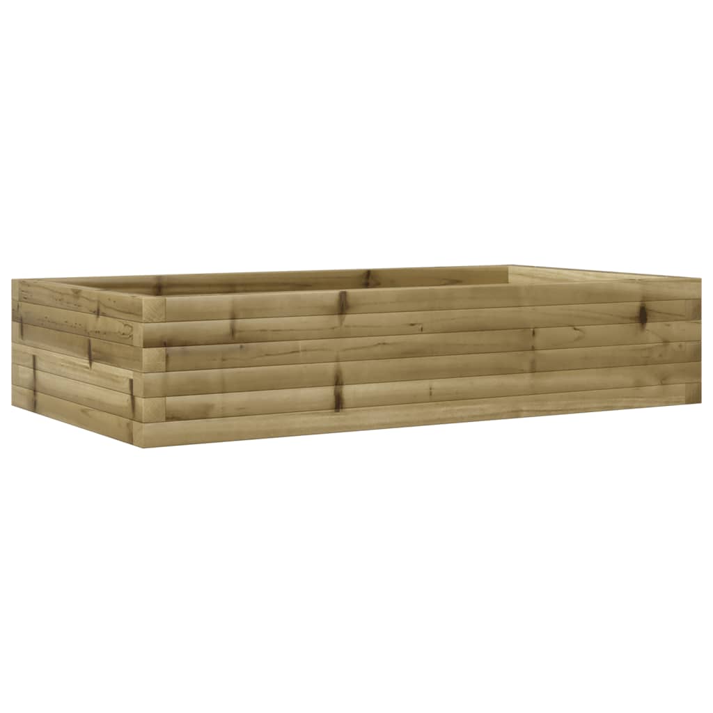 Fioriera da Giardino 110x60x23 cm in Legno di Pino Impregnato