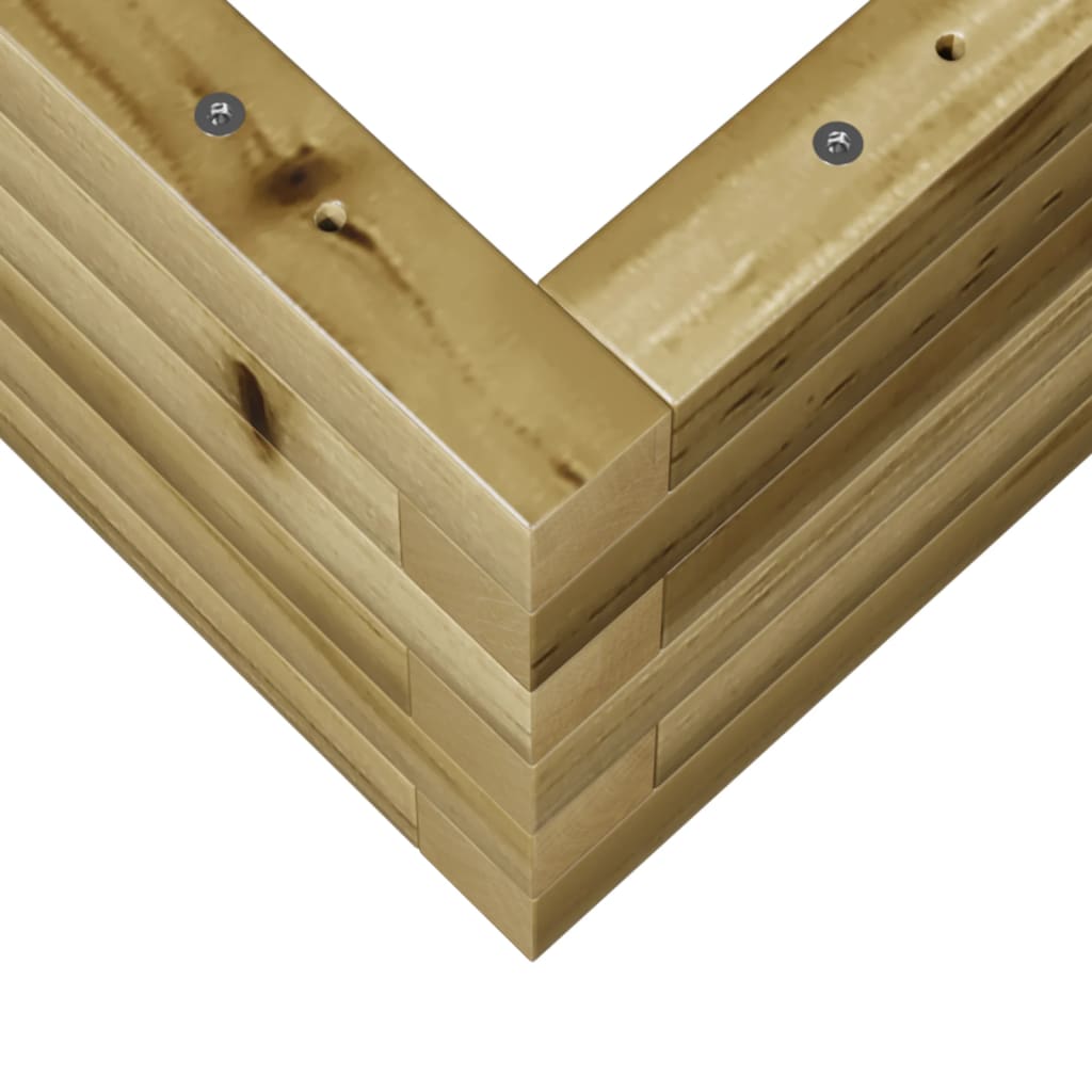 Fioriera da Giardino 110x60x23 cm in Legno di Pino Impregnato