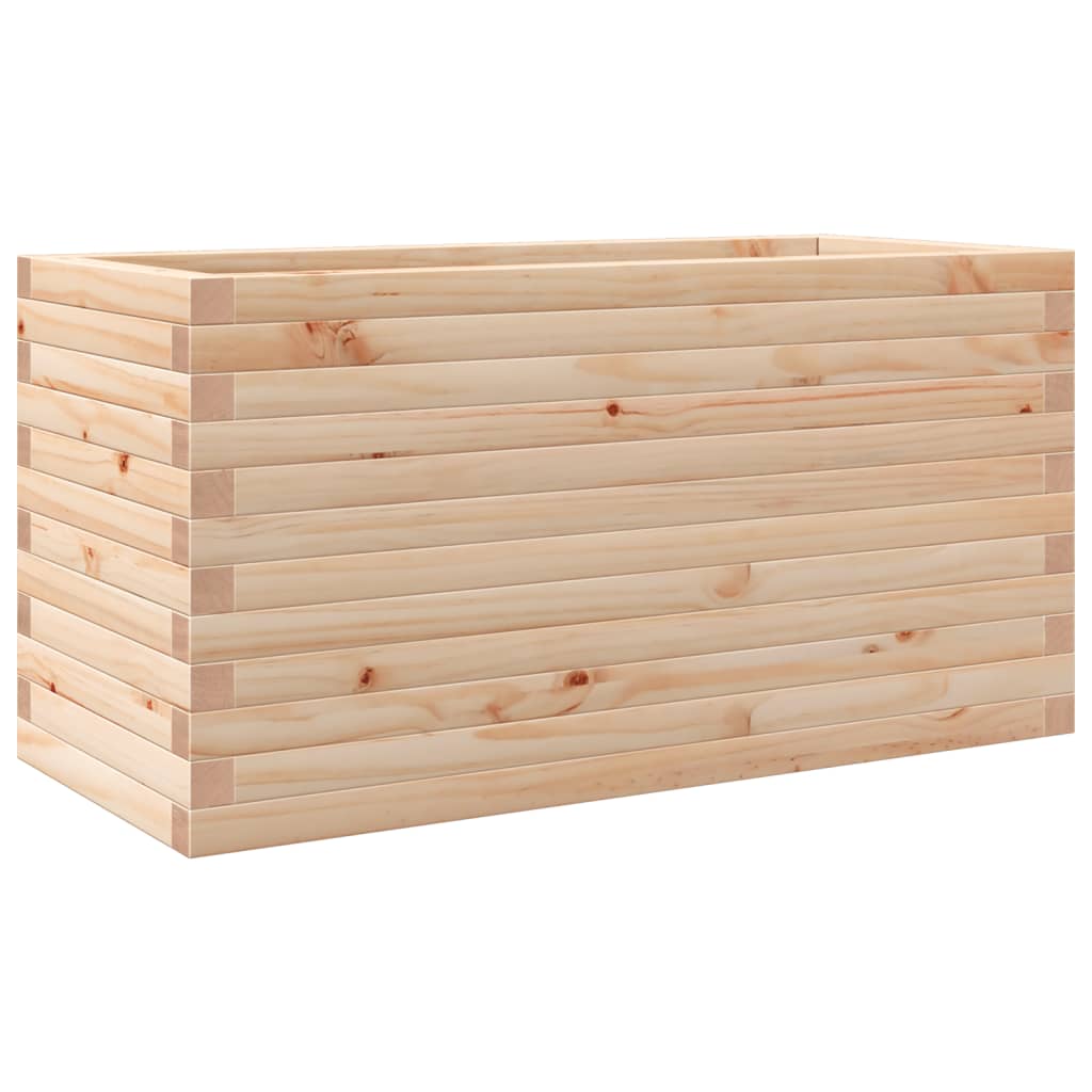 Fioriera da Giardino 90x40x45,5 cm in Legno Massello di Pino