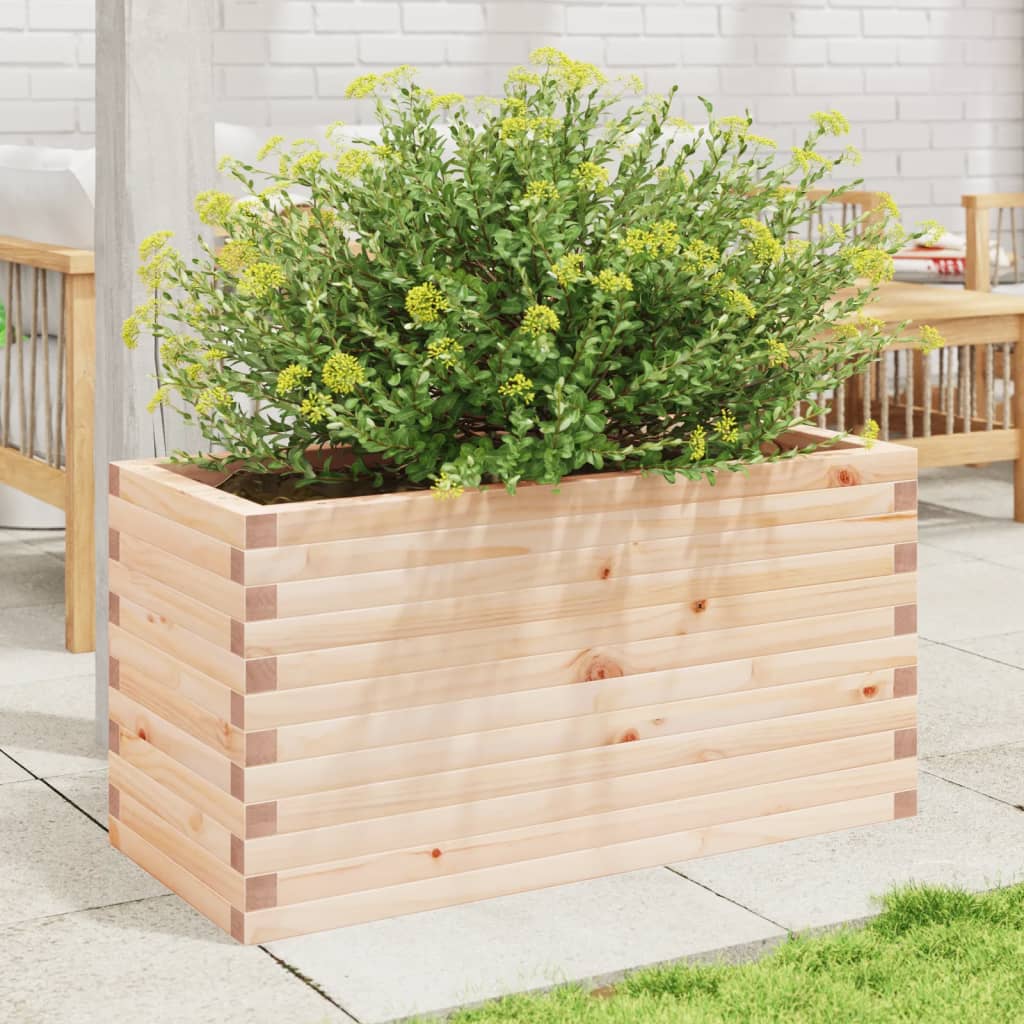Fioriera da Giardino 90x40x45,5 cm in Legno Massello di Pino