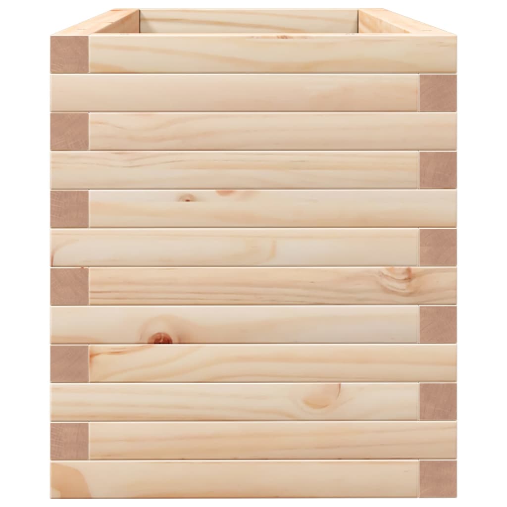 Fioriera da Giardino 90x40x45,5 cm in Legno Massello di Pino