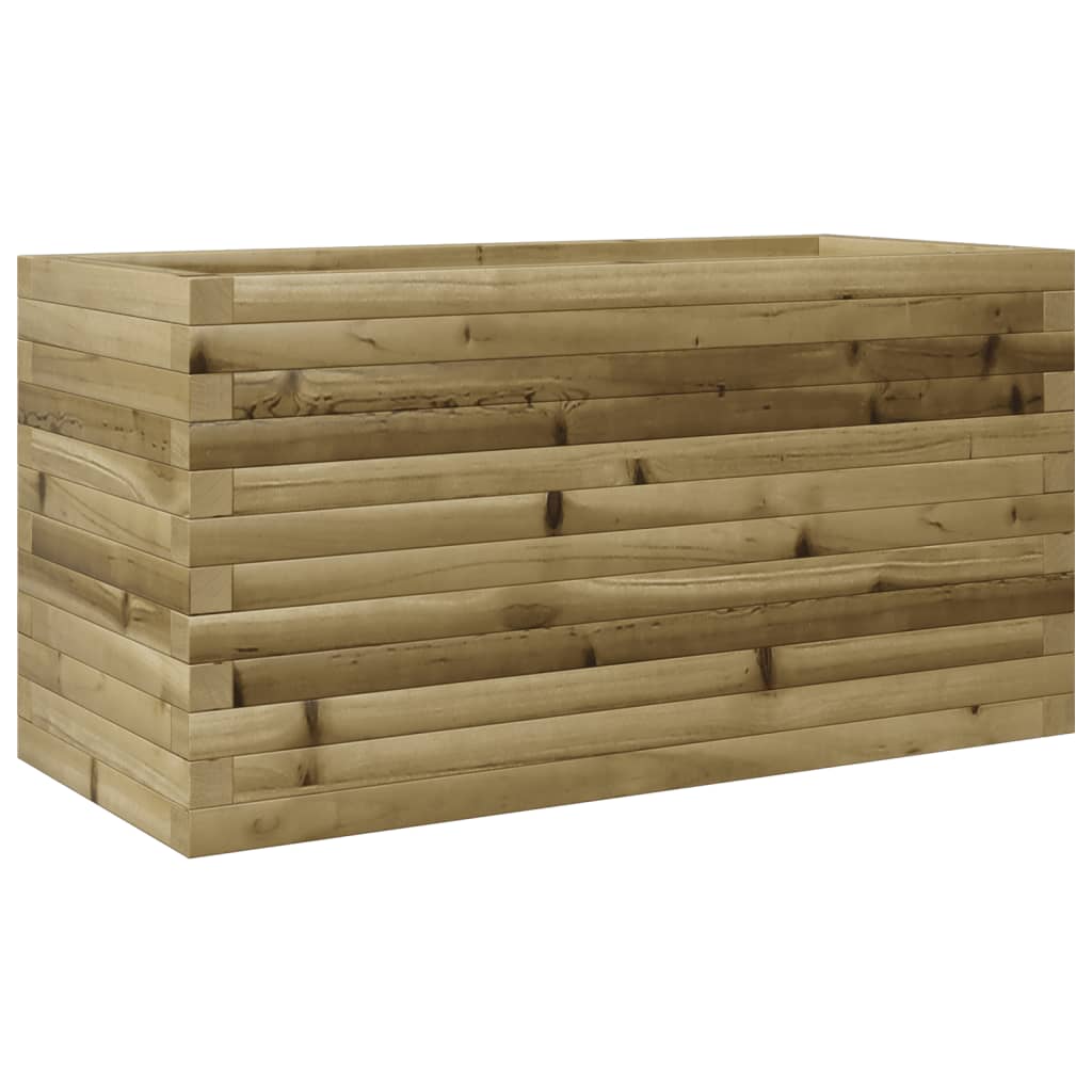 Fioriera da Giardino 90x40x45,5 cm in Legno di Pino Impregnato - homemem39