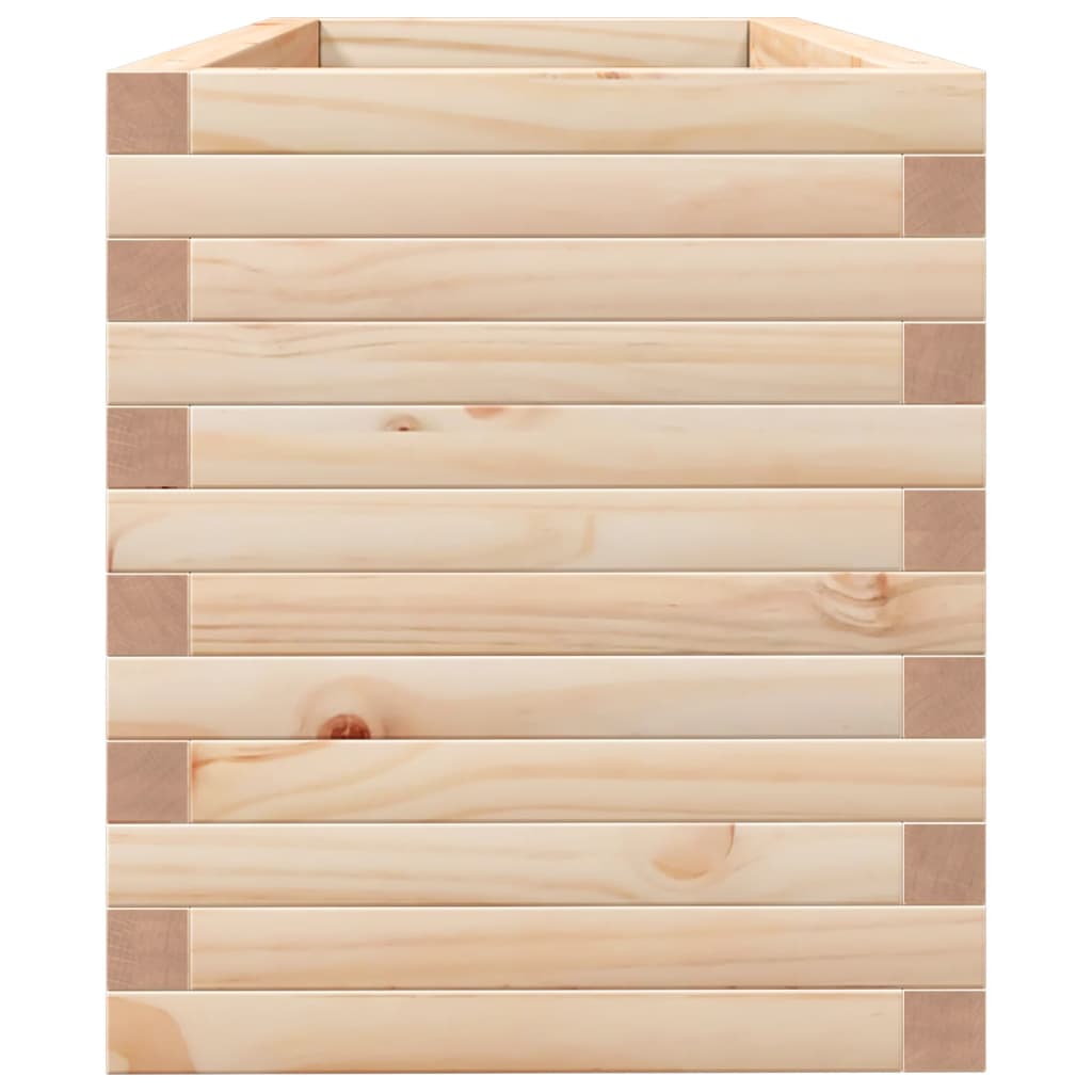 Fioriera da Giardino 110x40x45,5 cm in Legno Massello di Pino