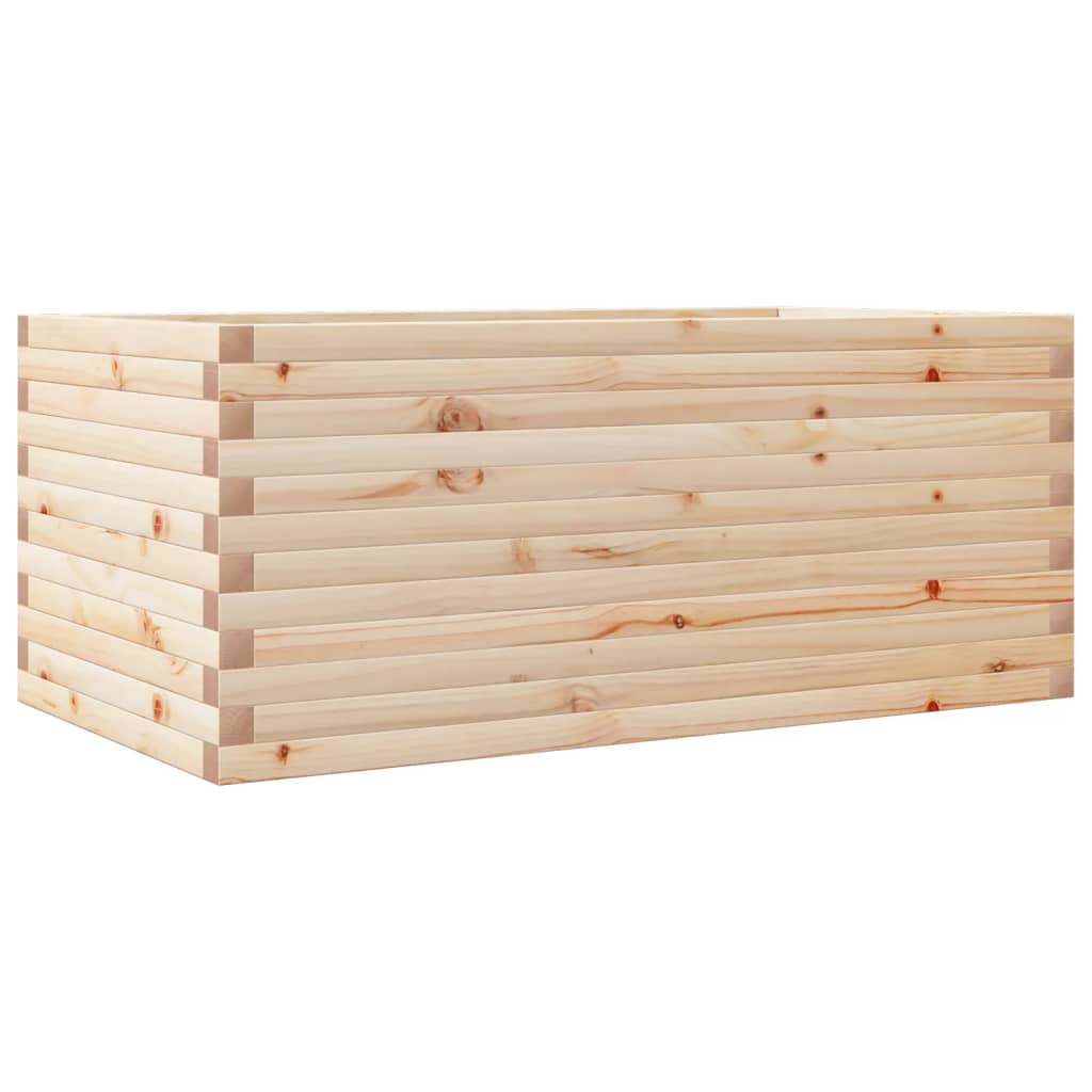 Fioriera da Giardino 110x60x45,5 cm in Legno Massello di Pino - homemem39