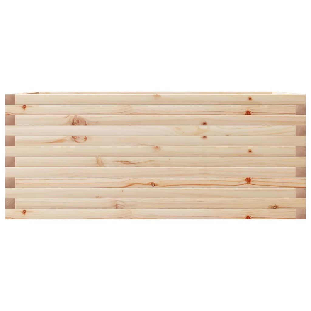 Fioriera da Giardino 110x60x45,5 cm in Legno Massello di Pino - homemem39