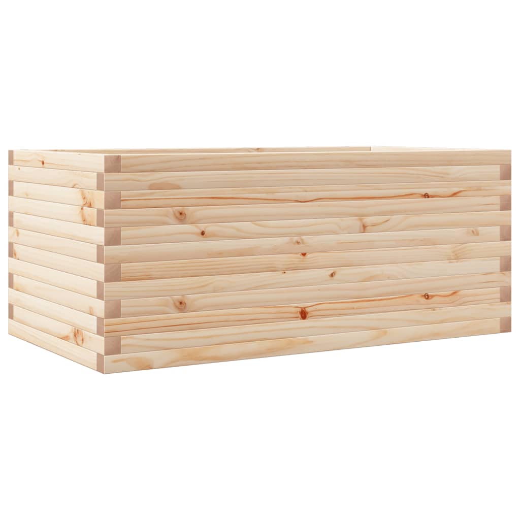 Fioriera da Giardino 110x60x45,5 cm in Legno Massello di Pino - homemem39